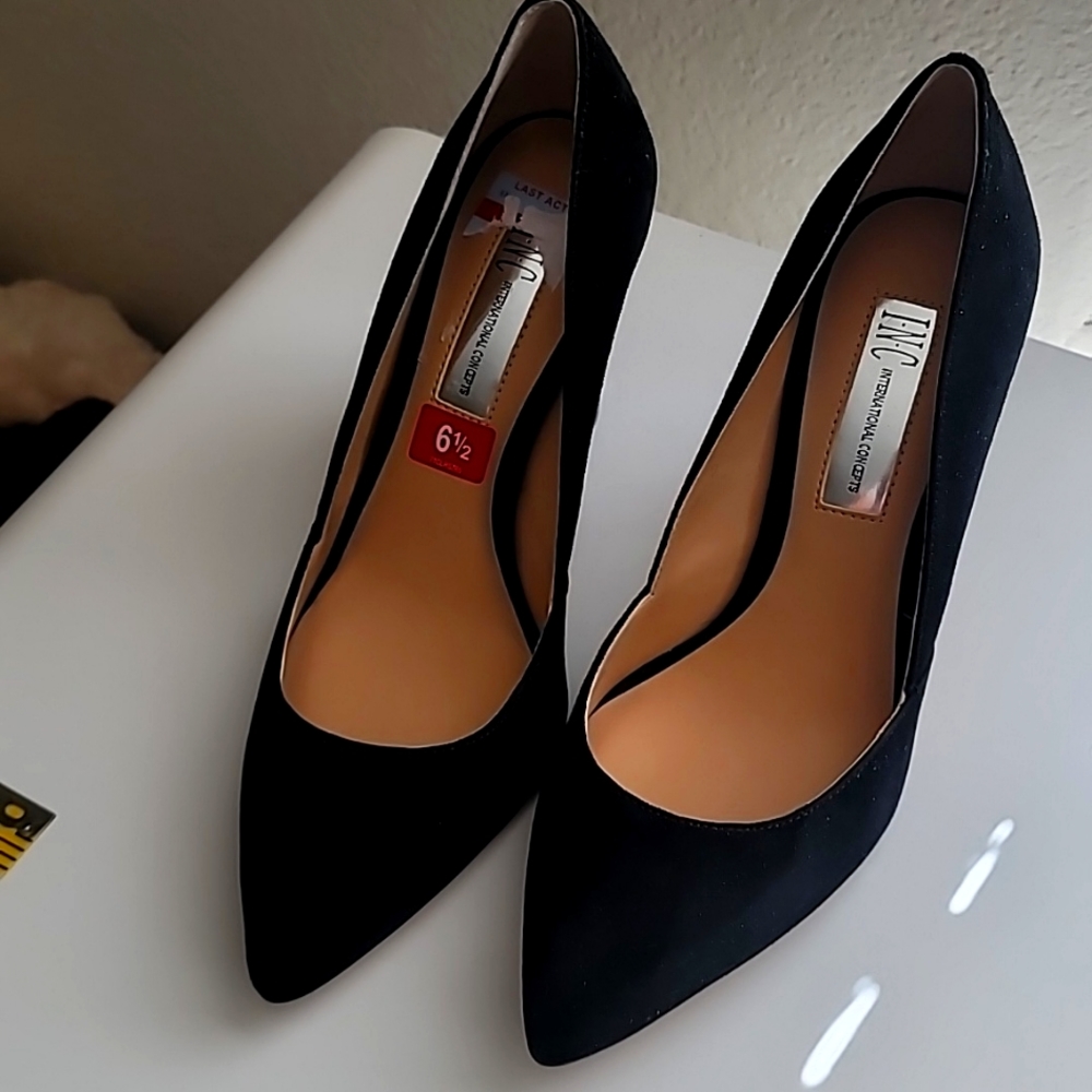 INC International Concepts Black Shoes